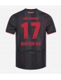 Billige Bayer Leverkusen Eliesse Ben Seghir #17 Hjemmedrakt 2025-26 Kortermet